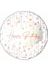Happy Birthday PK/GD/S 18" Mylar Balloon