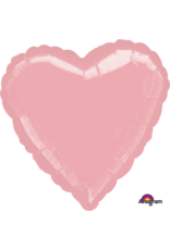 Metallic Pink Heart 18" Mylar Balloon