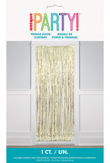 Gold Metallic Door Curtain 3.25' x 6.5'