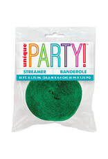 Emerald Green Crepe Streamer 81'