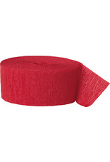 Red Crepe Streamer 81'