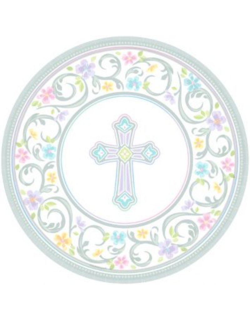 Blessed Day Round Plates, 10 1/2" (18)