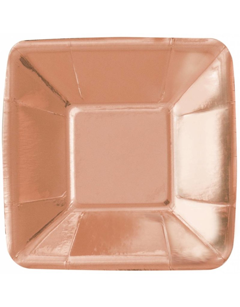 Rose Gold 5" Appetizer Plates (8)