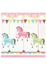 Carousel Luncheon Napkins (16)