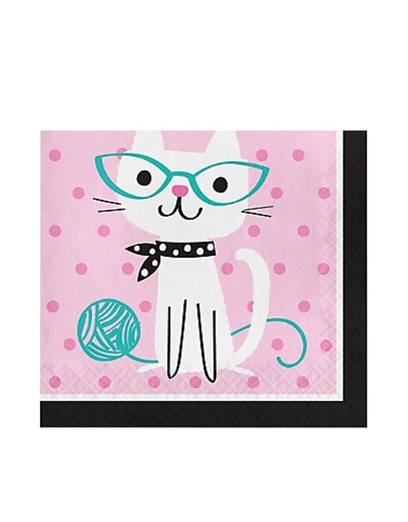 Purr-Fect Party Luncheon Napkins (16)
