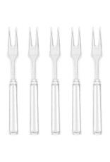 Cocktail Fork Plastic Clear (30)