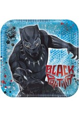 Marvel Black Panther™ Square Plates, 7" (8)