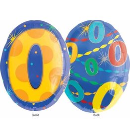 #0 Multicolour Shape 18" Mylar Balloon