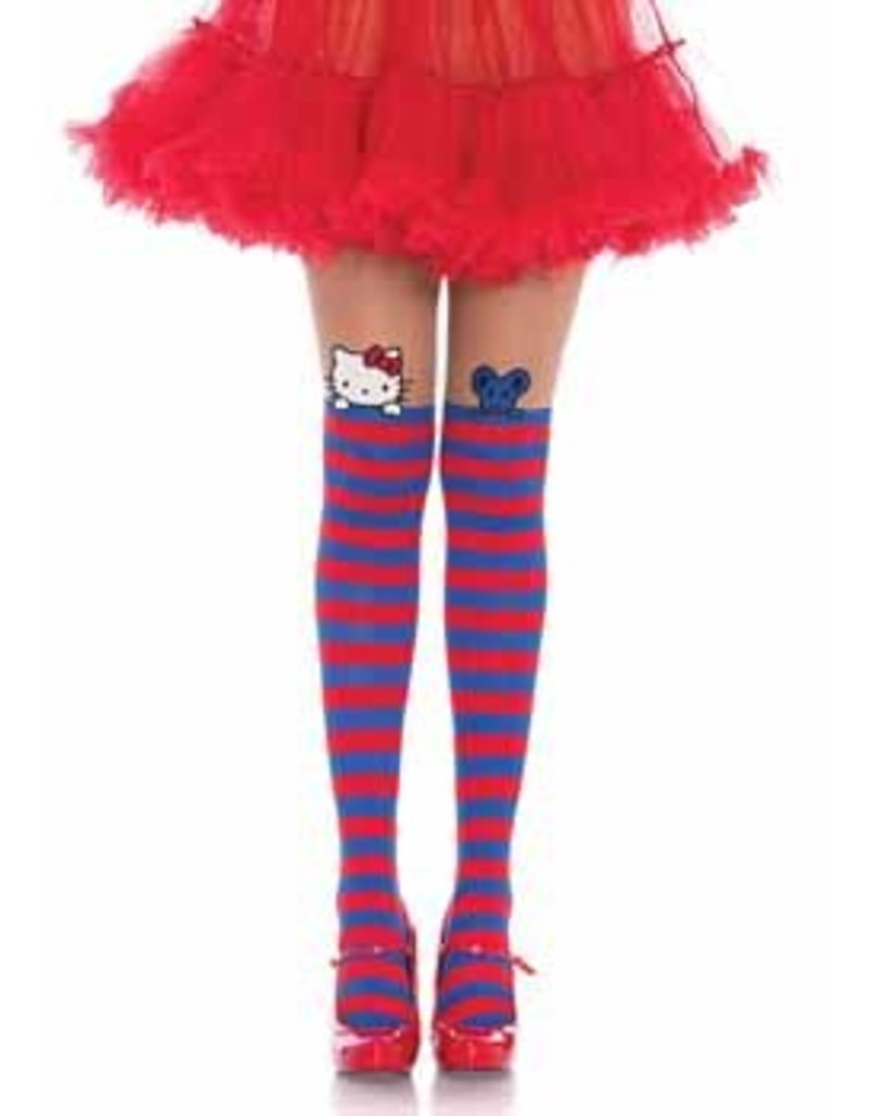 Hello Kitty Bow Spandex Tights One Size 