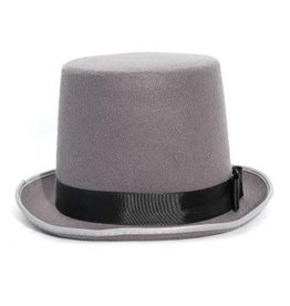 Gray Bell Top Hat