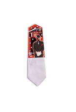 White Gangster Tie