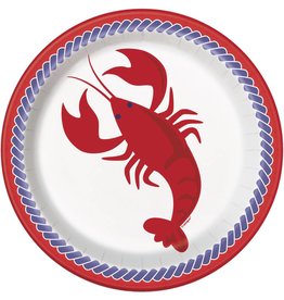 Nautical Lobster 9" Dinner Plate (8)