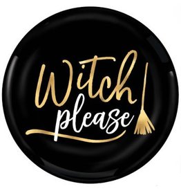 Witch Please Plastic Coupe Plates, 7 1/2" (4)