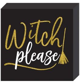 Witch Square Standing Plaque