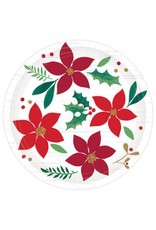 Christmas Wishes Round Plates, 7" (8)