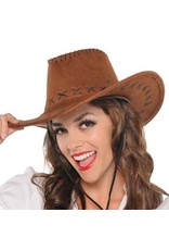 Cowboy Faux Suede Hats