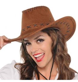 Cowboy Faux Suede Hats