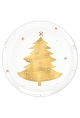 Tree Coupe Plates Hot-Stamped 7 1/2" (4)