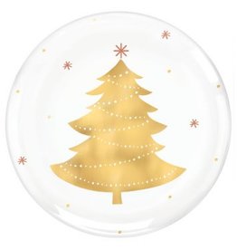 Tree Coupe Plates Hot-Stamped 7 1/2" (4)