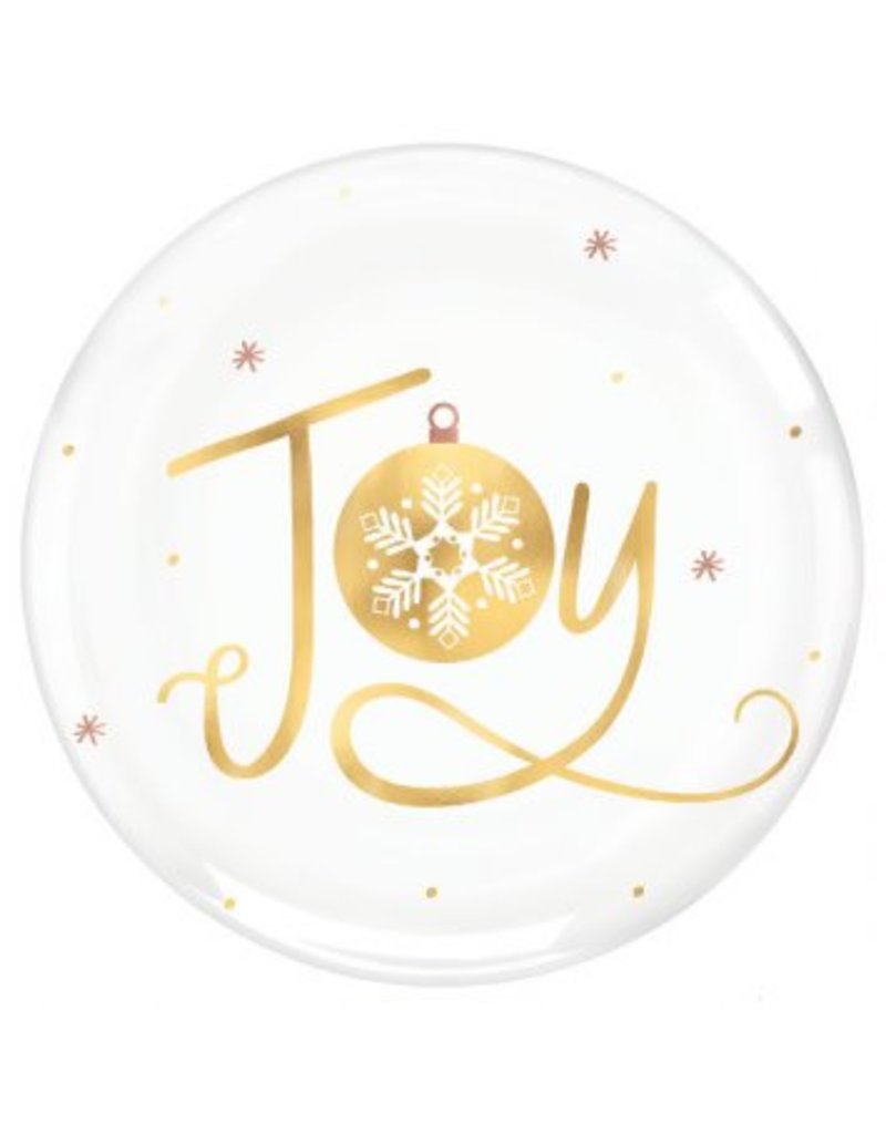 Joy Coupe Plates, Hot-Stamped 7 1/2" (4)