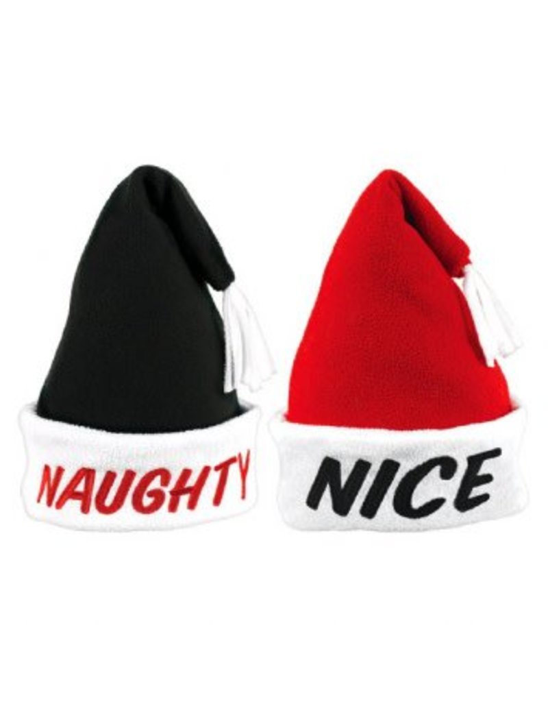 Reversible Naughty/Nice Santa Hat