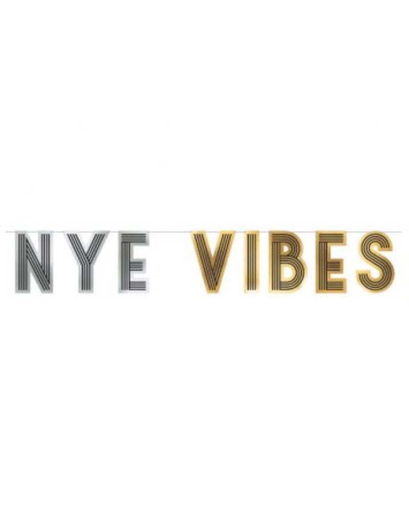 NYE Vibes Letter Banner