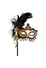 Glitzy Mask on a Stick