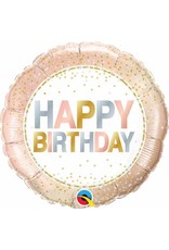 Birthday Metallic Dots 18" Mylar Balloon