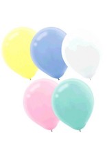 Pastel 11" Latex Balloons (15)