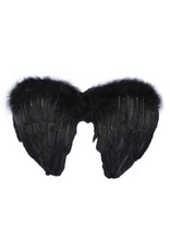 Mini Black Feather Wings