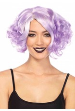 Pastel Curly Lavender Bob Wig