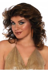 Farrah Feathered Brown Wig