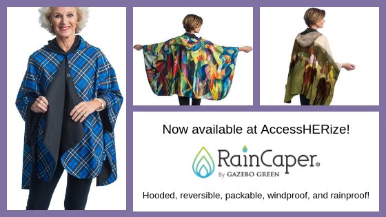 Introducing, RainCaper: Reversible, Hooded, Packable, Rain Ponchos!