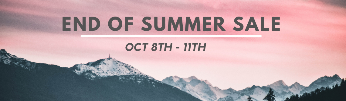 End of Summer Sale