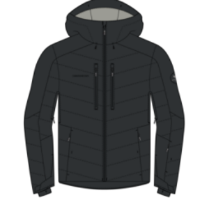 Obermeyer Braun Quilted Jacket 26/27