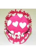 Pink Heart Baking Cups(30-40ct)