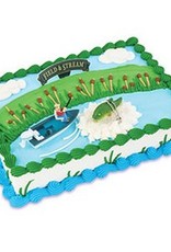 Field and Stream Bass Fisherman Cake Topper