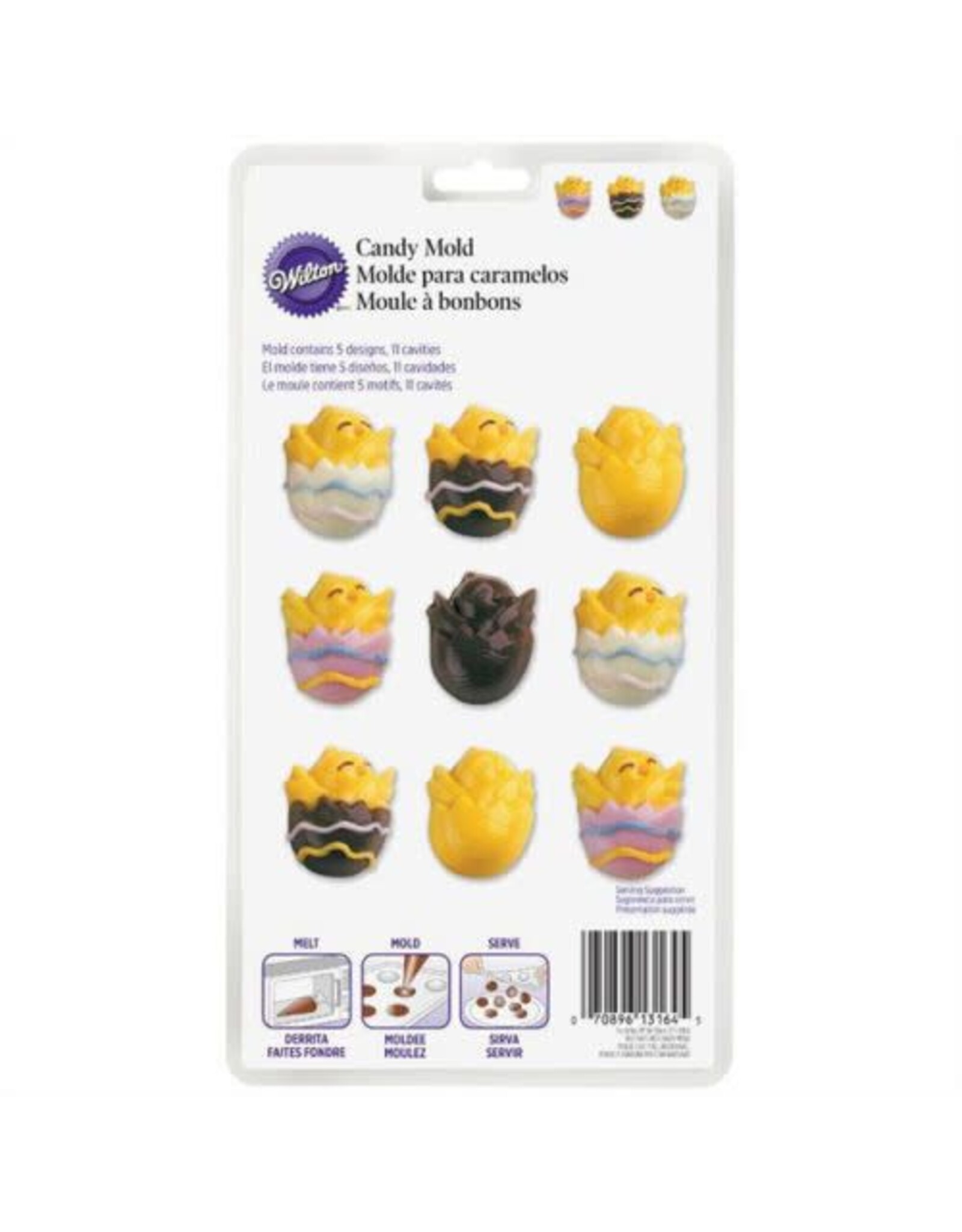 Easter Variety Chocolate Mold (Wilton) "Just Hatched"