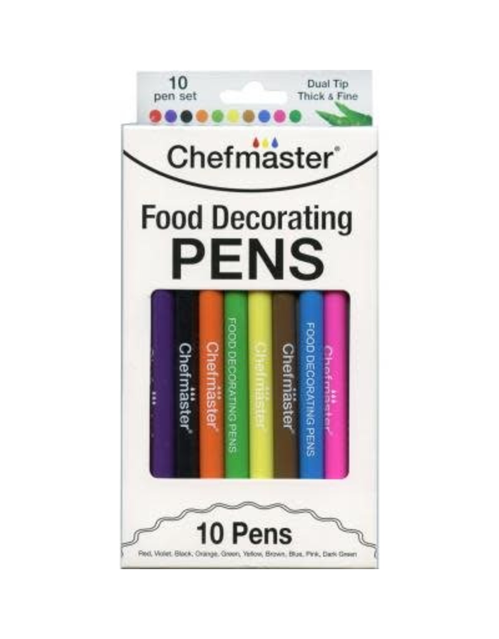 Food Decorating Pens (10pc set)