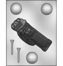 Golf Bag and Balls Chocolate Mold