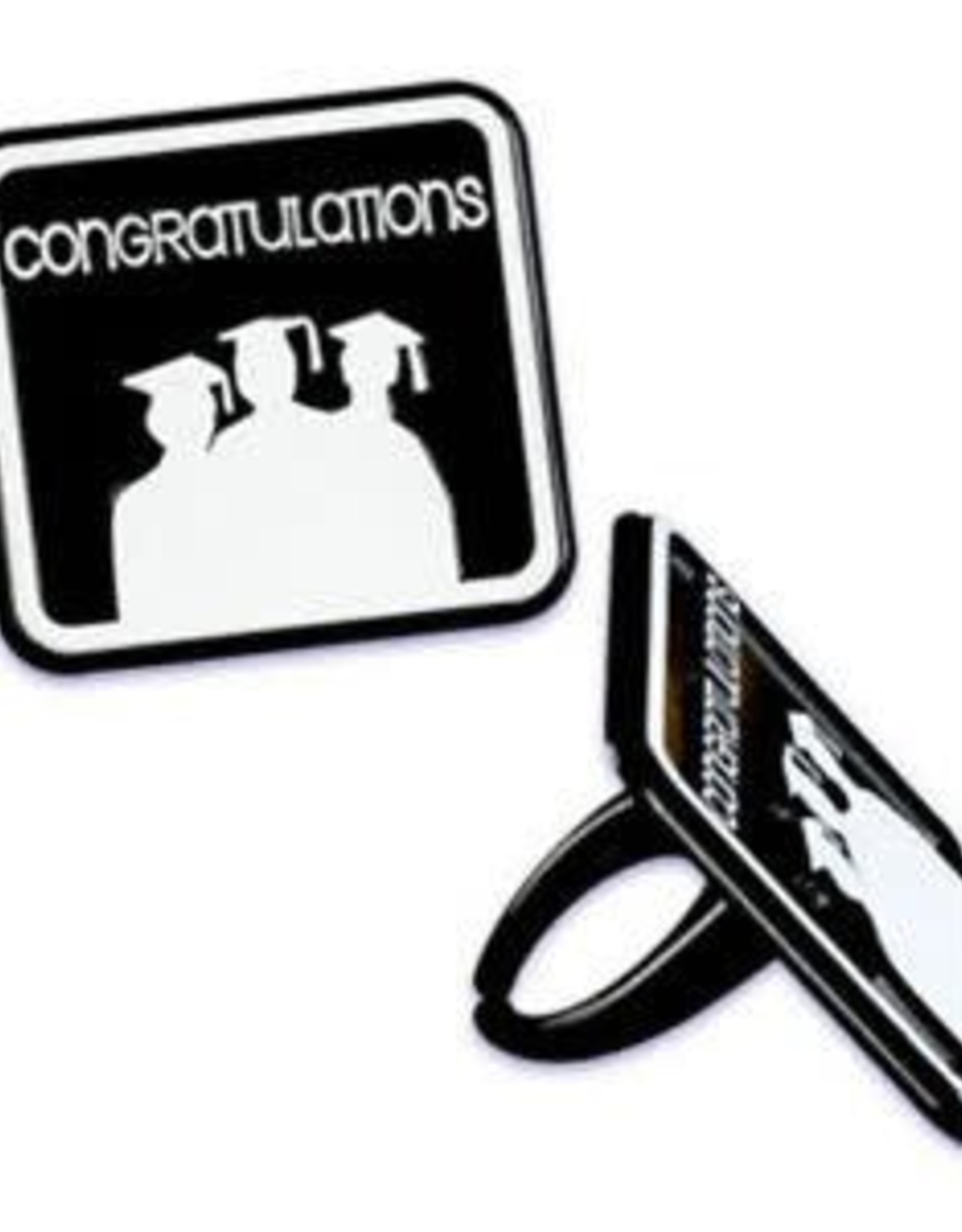 Congratulations Grad Rings (12/pkg)