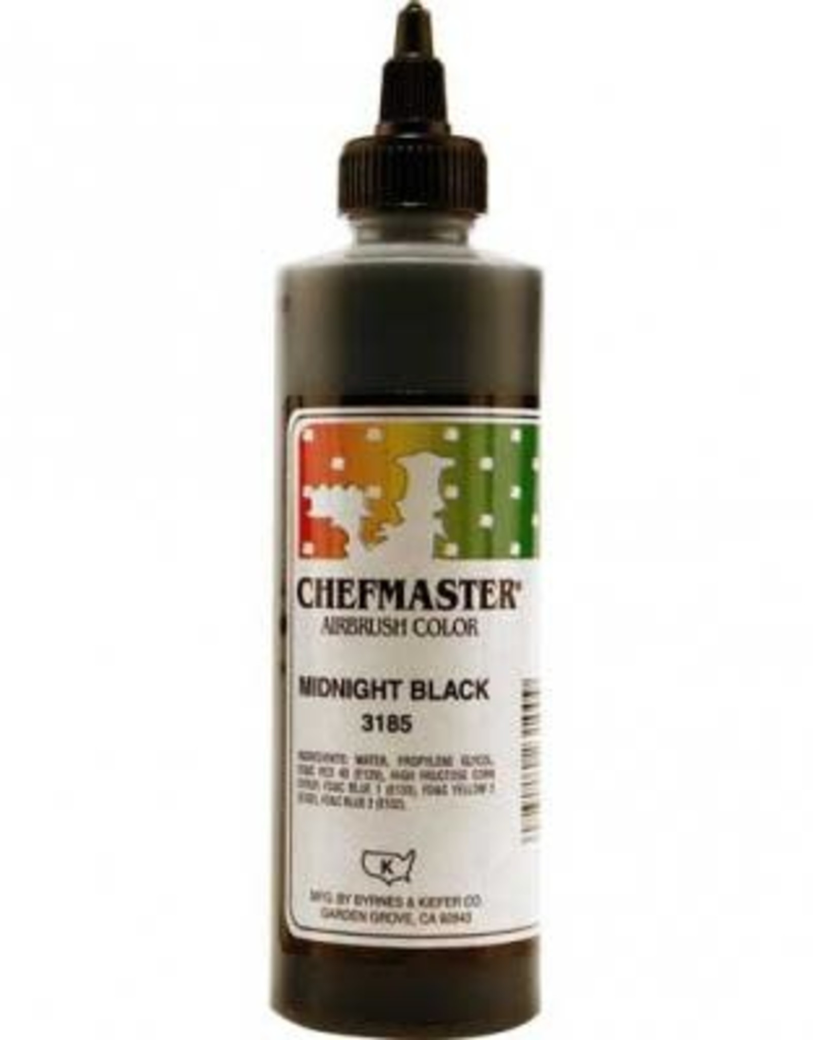 ChefMaster Airbrush Color- 9oz (Midnight Black)