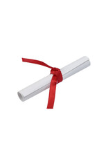 Diploma with Red Ribbon