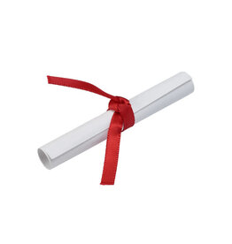 Diploma with Red Ribbon