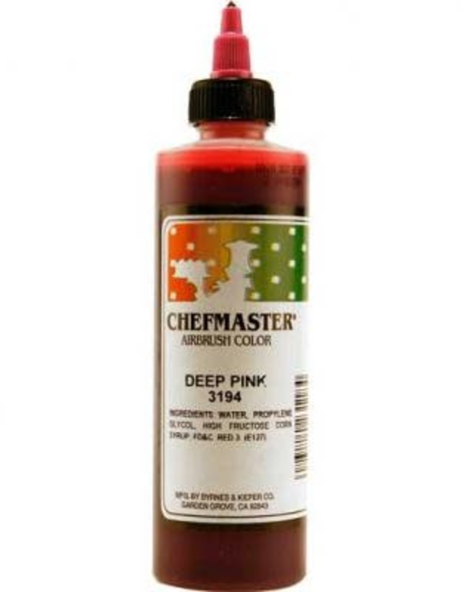 Chefmaster Airbrush Color 9oz. (Deep Pink)