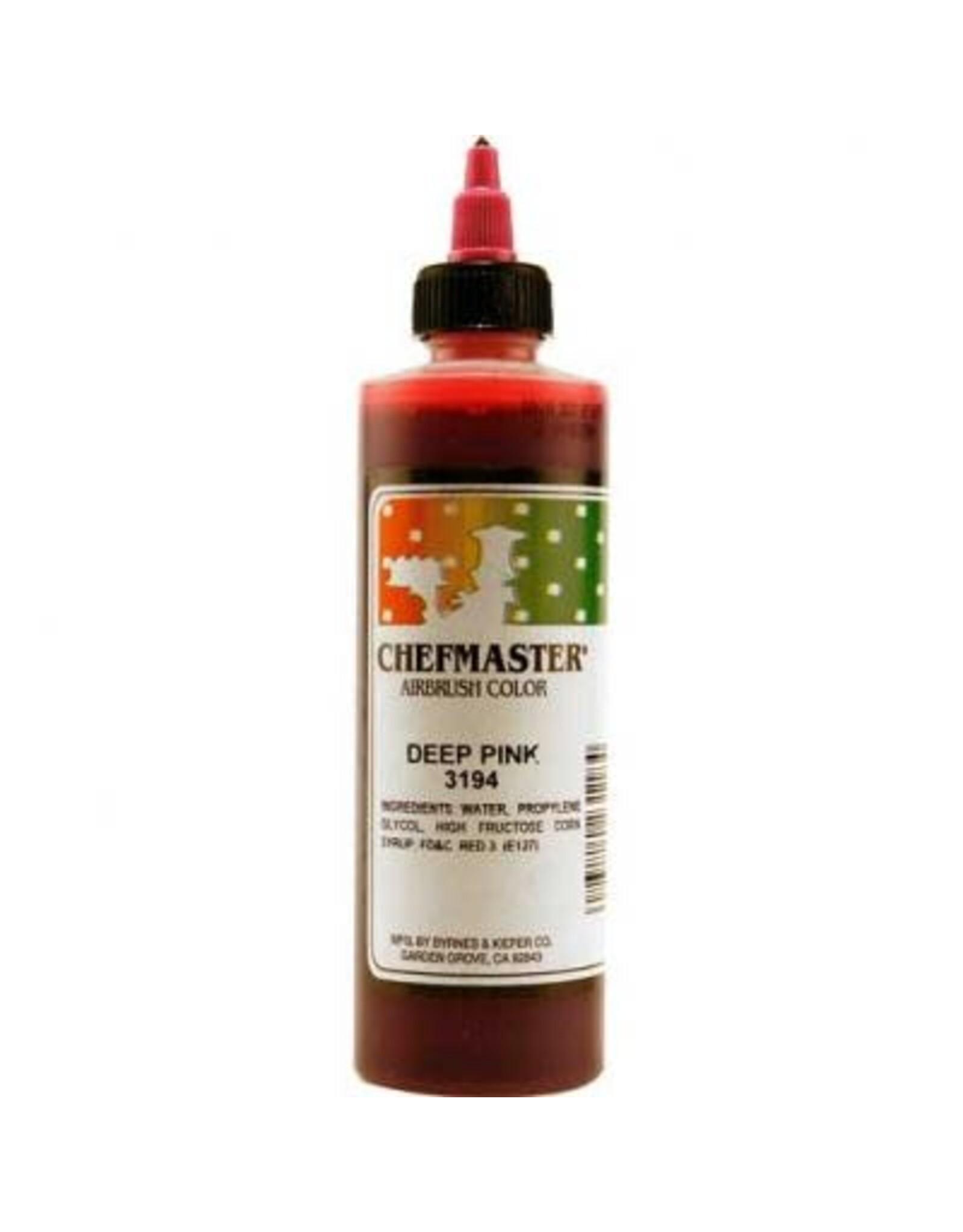 Chefmaster Airbrush Color 9oz. (Deep Pink)