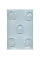 Acorn and Leaf Sandwich Cookie Chocolate Mold