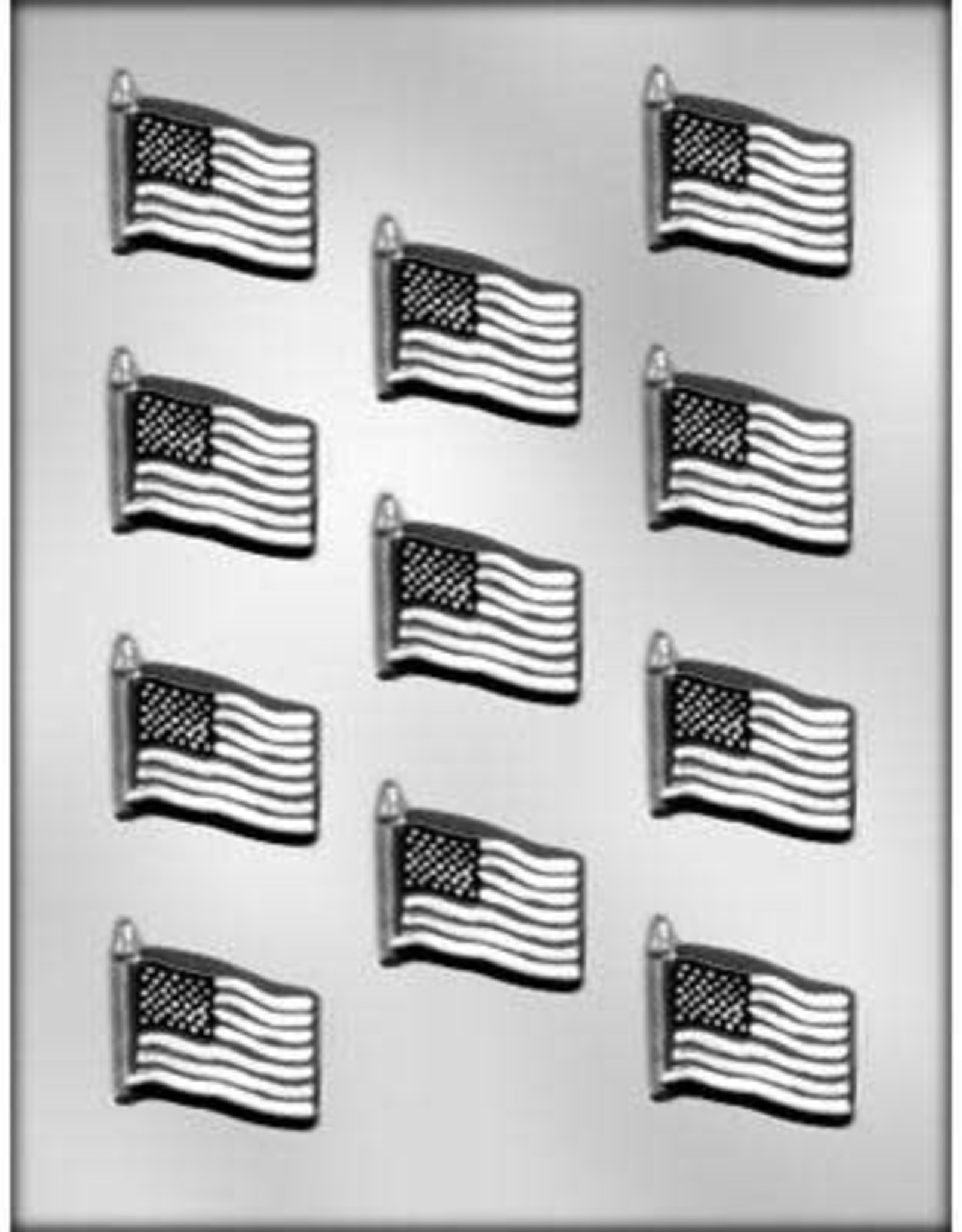 Flag Chocolate Mold (1-5/8")