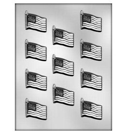 Flag Chocolate Mold (1-5/8")