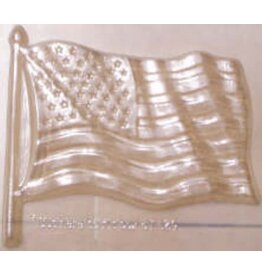 American Flag Chocolate Mold (7")
